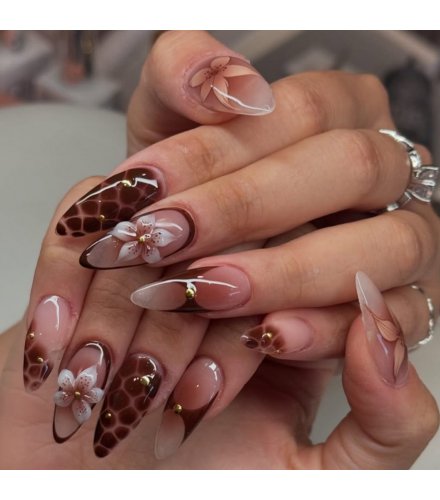 NA031 - Marble Crack 3D Glam Nails